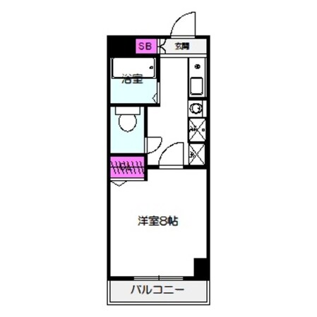 ミマサカ田中マンションの物件間取画像